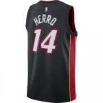 Men’s Miami Heat Tyler Herro #14 Black 202021 Swingman Jersey – Icon Edition