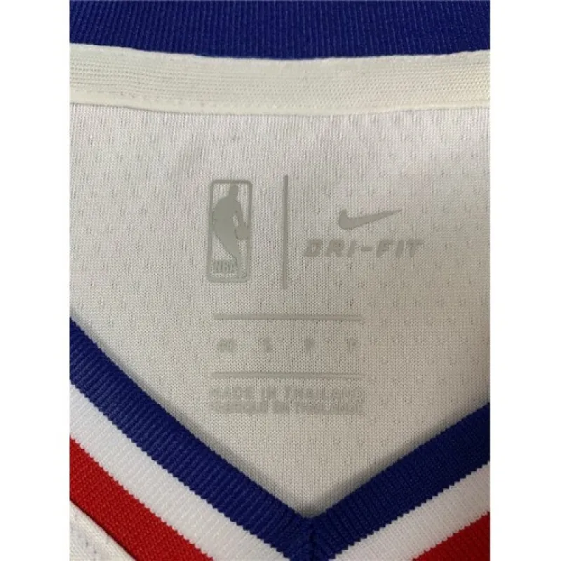 Jersey Swingman Branco dos Philadelphia 76ers Ben Simmons #25 para homem - City Edition
