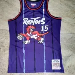 Vince Carter Toronto Raptors Throwback 1998-99 Hardwood Classics Jersey – Purple