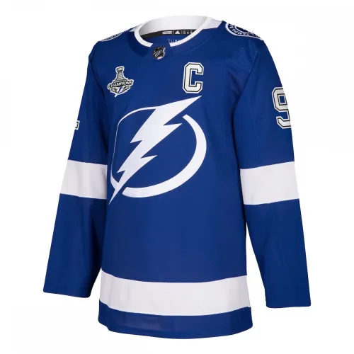 Steven Stamkos Tampa Bay Lightning adidas 2021 Stanley Cup Champions Premium Player Jersey – Blue