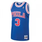 Maglia Swingman di Allen Iverson Philadelphia 76ers Throwback 1996-97 Hardwood Classics Uomo - Royal.