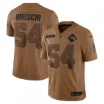 Camisola limitada Nike 2023 «Salute To Service» de Tedy Bruschi, dos New England Patriots, para jogadores aposentados - Castanho Camisa Nike 2023 «Salute To Service» de Tedy Bruschi, dos New England Patriots, edição limitada para jogadores aposentados – Castanho