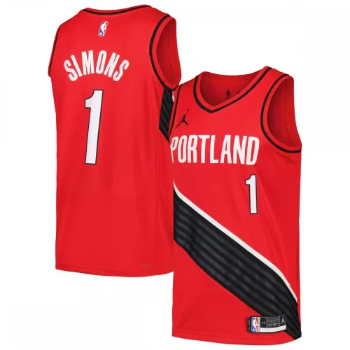 Anfernee Simons Portland Trail Blazers Swingman Spieler Männer Trikot - Statement Edition - rot