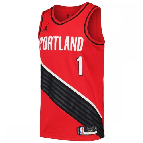 Anfernee Simons Portland Trail Blazers Swingman Spieler Herren Trikot - Statement Edition - Rot