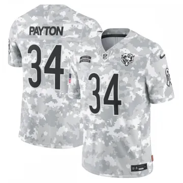 Walter Payton Chicago Bears Nike Men's 2024 Salute to Service Retired Player Limited Jersey - Arctic Camo