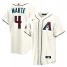 Ketel Marte Arizona Diamondbacks Nike 2025 MLB All-Star Game Home Fan edition Player Jersey - Cream