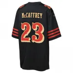 Christian McCaffrey San Francisco 49ers Nike Jugend 2025 Rivalries Sammlung Spiel Jersey - Schwarz