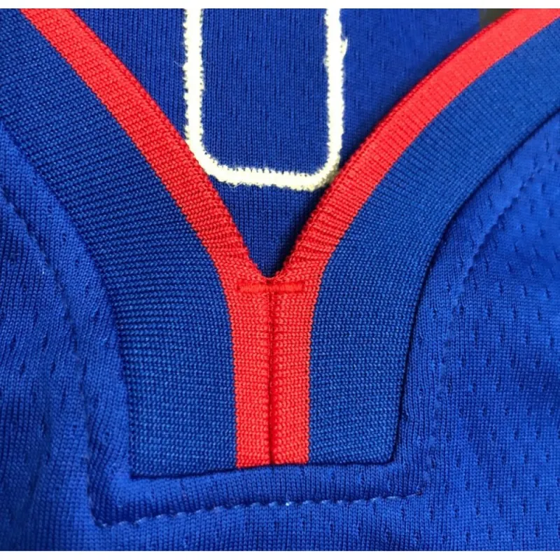 Men’s Detroit Pistons Allen Iverson #1 Nike Blue 2021/22 Swingman NBA Jersey – Icon Edition