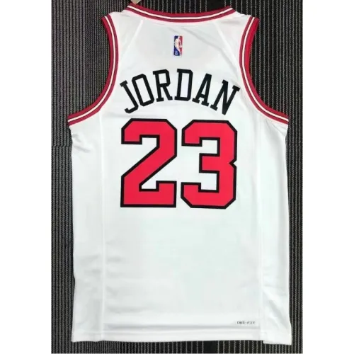 Men’s Chicago Bulls Michael Jordan #23 Nike White 2021/22 Swingman NBA Jersey – Icon Edition