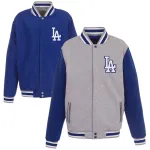 Los Angeles Dodgers JH Design Reversible Fleece Full-Snap Jacket