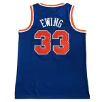 Patrick Ewing New York Knicks Maglia Swingman Uomo Blu 1985-86 Hardwood Classics