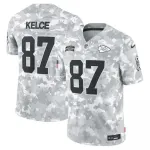 Travis Kelce Kansas City Chiefs Nike 2024 Salute to Service Limitiertes Trikot - Arctic Camo Travis Kelce Kansas City Chiefs Nike 2024 Salute to Service Limited Trikot - Arctic Camo
