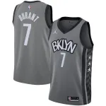 Camiseta hombre Brooklyn Nets Kevin Durant #7 Jordan Gris 2020/21 Swingman - Edición Statement Men’s Brooklyn Nets Kevin Durant #7 Jordan Gray 2020/21 Swingman Jersey – Statement Edition