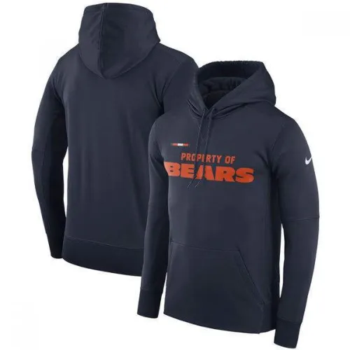 Chicago Bears Club Nike Therma NFL Pullover Men's Hoodie