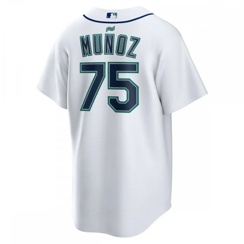 Andrés Muñoz Seattle Mariners Nike Home  Replica Player Jersey – White
