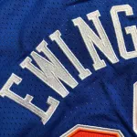 Patrick Ewing New York Knicks Maglia Swingman Uomo Blu 1985-86 Hardwood Classics