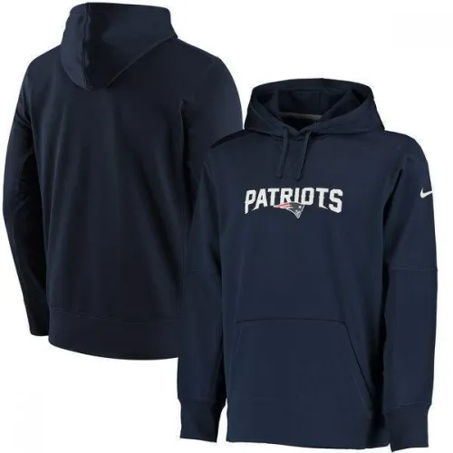 Sudadera con capucha New England Patriots Club Nike Therma NFL Pullover, Hombre