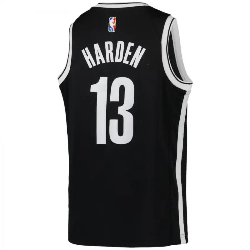 James Harden Brooklyn Nets Nike Youth 2021/22 Diamond Swingman Jersey – Icon Edition – Black