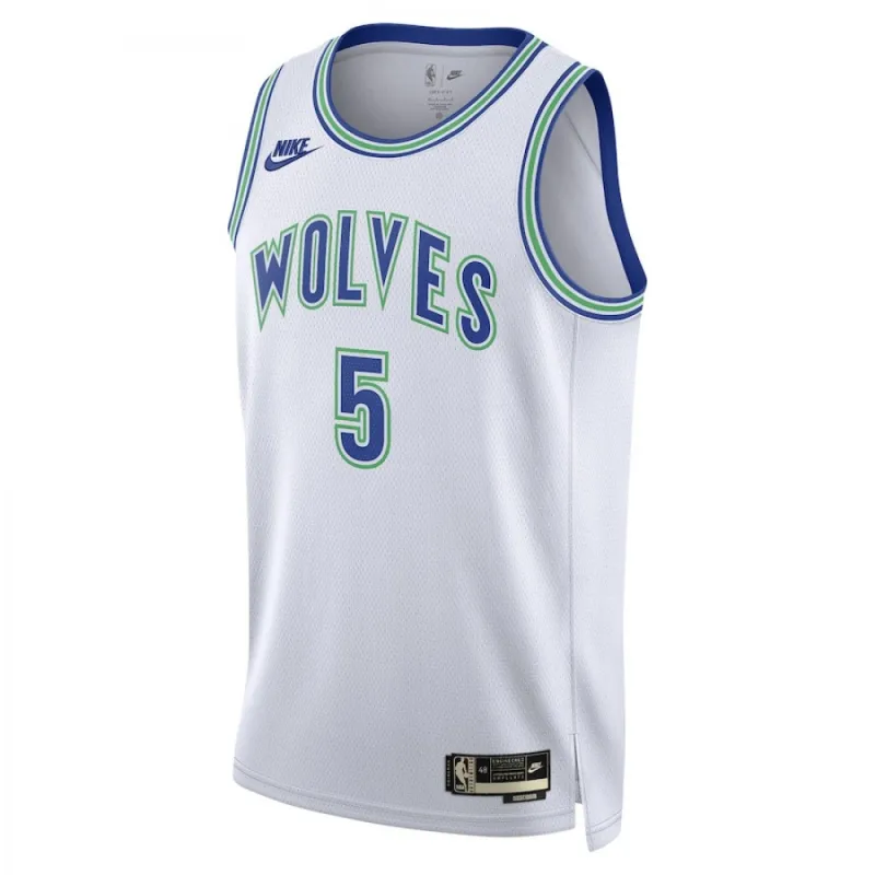 Jersey Swingman Anthony Edwards Blanco Minnesota Timberwolves 2023/24 Edición Clásica