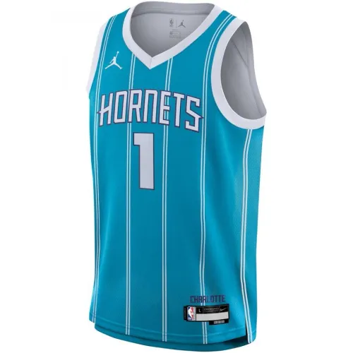 Youth Jordan LaMelo Ball Teal Charlotte Hornets Swingman Jersey – Icon Edition