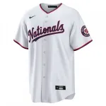 Luis García Washington Nationals Nike Home Replica Player Jersey – White