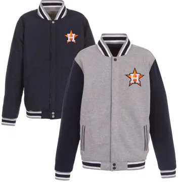 Houston Astros JH Design Reversible Fleece Full-Snap Jacket