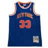 Maglia Swingman Patrick Ewing New York Knicks Blu 1985-86 Hardwood Classics Uomo