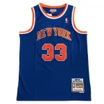 Maglia Swingman Patrick Ewing New York Knicks Blu 1985-86 Hardwood Classics Uomo Patrick Ewing New York Knicks Maglia Swingman Uomo Blu 1985-86 Hardwood Classics