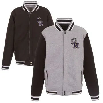 Colorado Rockies JH Design Reversible Fleece Full-Snap Jacket