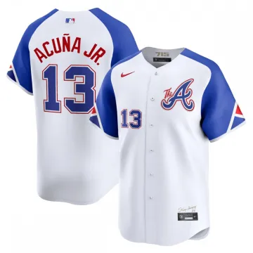 Ronald Acuña Jr. Atlanta Braves Nike City Connect Maglia da giocatore limitata - Bianco