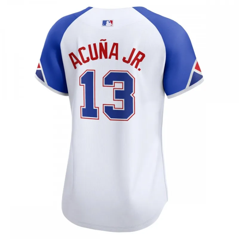 Ronald Acuña Jr. Atlanta Braves Nike Women’s City Connect Limited Player Jersey – White
