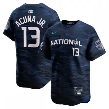 Ronald Acuña Jr. Liga Nacional Nike 2023 MLB All-Star Game Camiseta Limitada de Jugador - Royal
