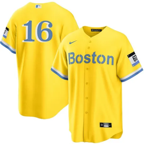 Jarren Duran Boston Red Sox Nike City Connect Replica Player Jersey - Gold