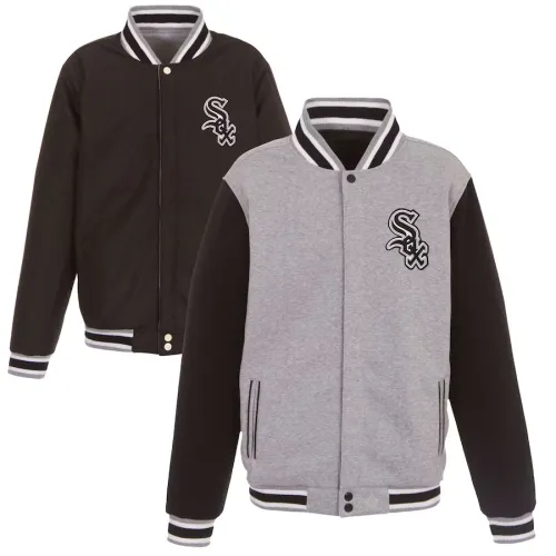 Chicago White Sox JH Design Reversible Fleece Full-Snap Jacket