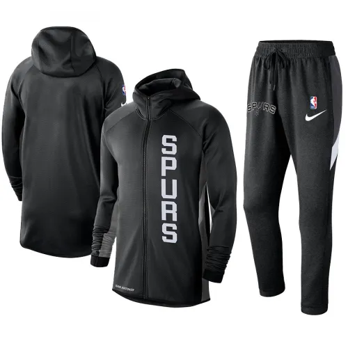 San Antonio Spurs 2019/20 Showtime Full-Zip Therma Flex Performance Men's Hoodie