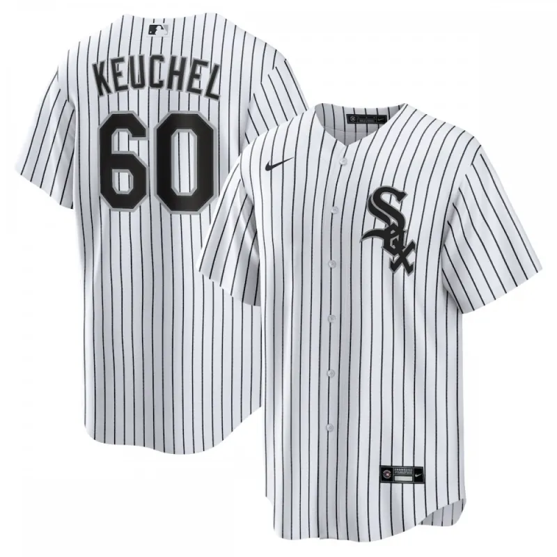 Dallas Keuchel Chicago White Sox Nike Home Replica Player Jersey - Wit/Zwart