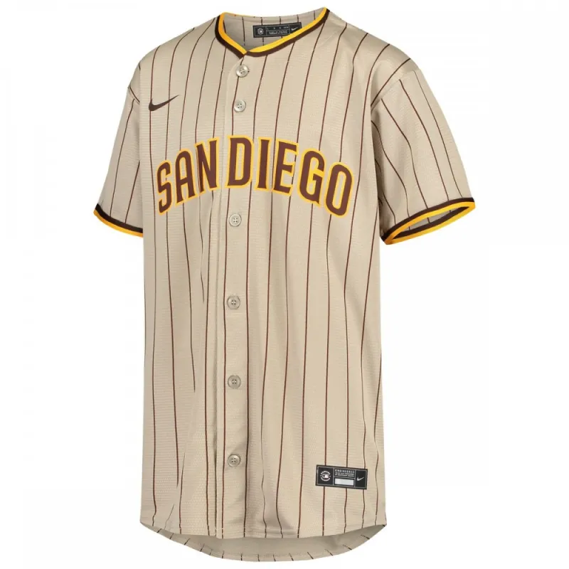 San Diego Padres Nike Youth Alternate Fan edition Team Jersey – Sand/Brown