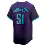 Randy Johnson Arizona Diamondbacks Nike 2025 City Connect Maglia Giocatore Limitata - Viola.