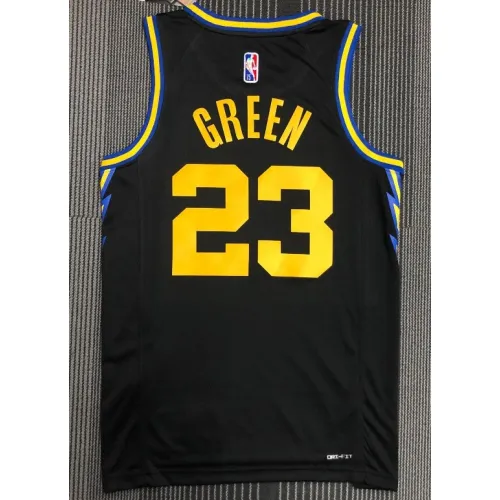 Men’s Golden State Warriors Warriors Green #23 Black 2021/22 Swingman Jersey – City Edition