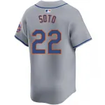 Juan Soto New York Mets Nike Away Limited Player Jersey - Cinzento