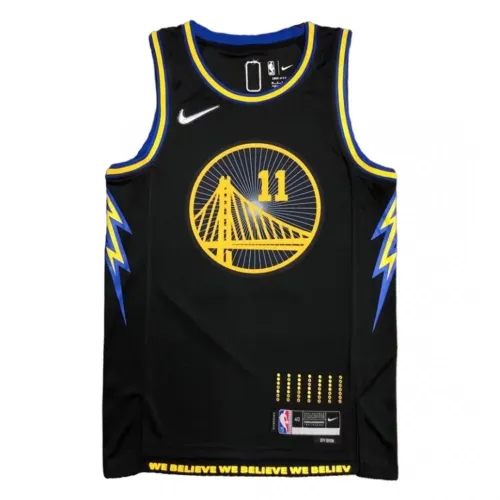 Maillot Golden State Warriors Klay Thompson #11 Negro 2021/22 Swingman Hombre - Edición City