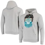 Men's Fanatics Branded Heathered Gray San Jose Sharks Skull Beard Pullover Hoodie