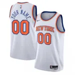 New York Knicks Nike Jugend-Swingman-Trikot nach Maß, weiß – Association Edition New York Knicks Nike Youth Swingman Custom Jersey White – Association Edition