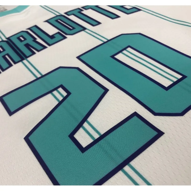 Men’s Charlotte Hornets Hayward #20 White 20/21 Swingman Jersey – Association Edition