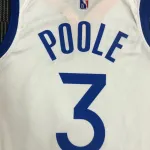 Men’s Golden State Warriors Jordan Poole #3 White 2021/22 Swingman NBA Jersey – Association Edition
