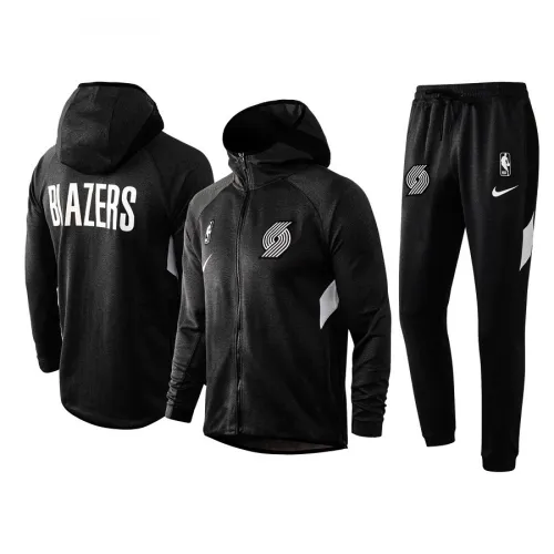 Portland Trail Blazers 2019/20 Showtime Full-Zip Therma Flex Leistung Männer Hoodie