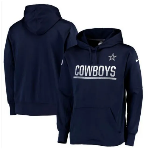 Dallas Cowboys Club Nike Therma NFL Pullover Men's Hoodie
