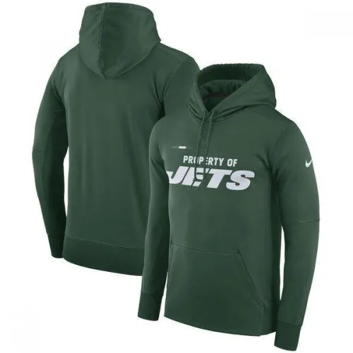 Felpa con cappuccio da uomo New York Jets Club Nike Therma NFL
