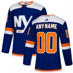 New York Islanders adidas Alternate Authentic Custom Jersey – Blue
