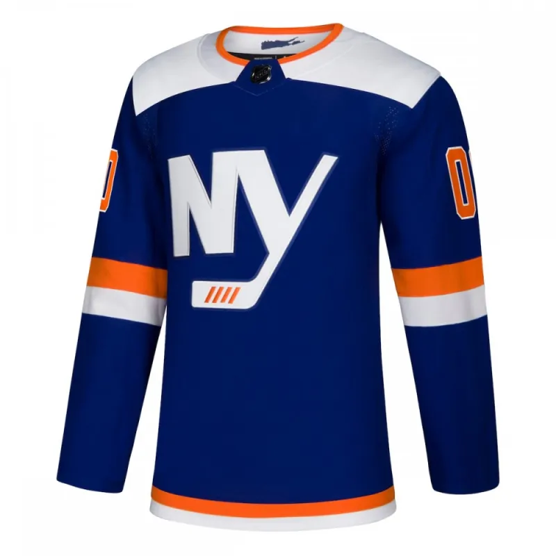 New York Islanders adidas Alternate Authentic Custom Jersey – Blue